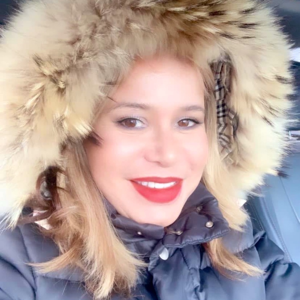 Burberry Down & Fur Hooded Puffer Jacket